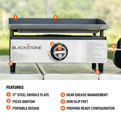 17" Portable Outdoor Griddle