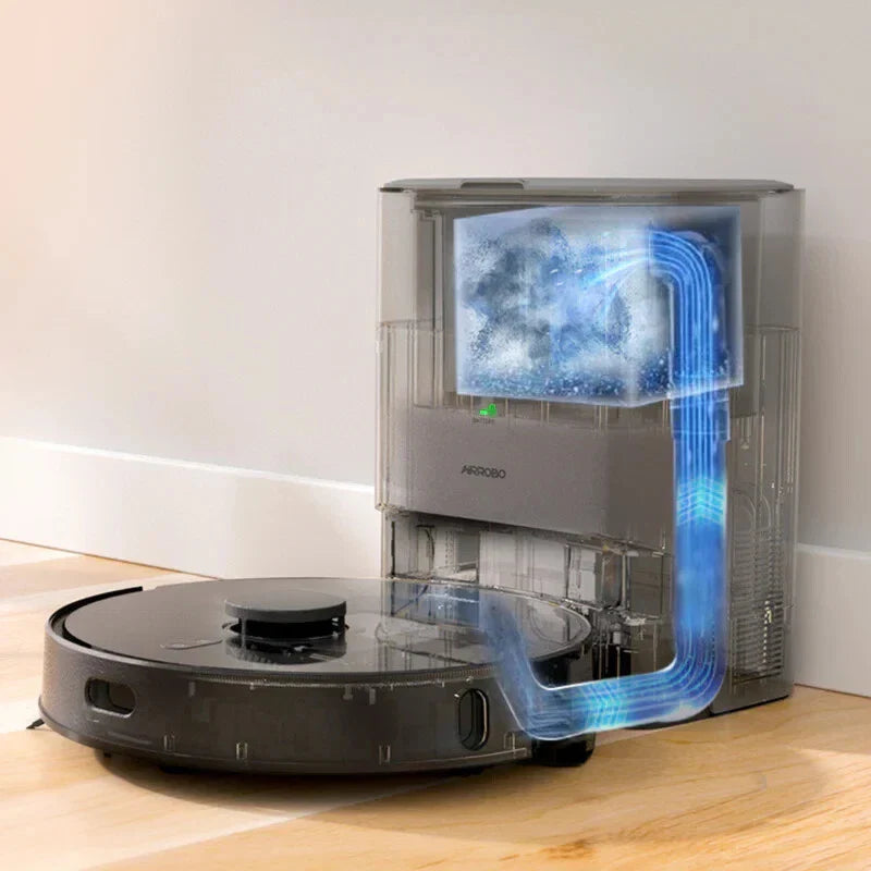 T20 Self-Emptying Robot Vacuum Cleaner Self-Charging Smart Mapping WiFi