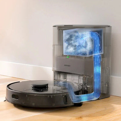 T20 Self-Emptying Robot Vacuum Cleaner Self-Charging Smart Mapping WiFi