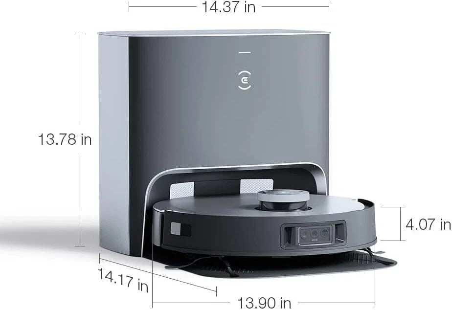 DEEBOT X1 Plus Robot Vacuum and Mop Self Emptying Station Live Monitor